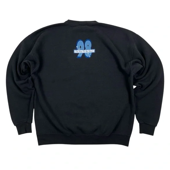 Vintage 1998 Walt Disney World Sorcerers Apprentice Mickey Mouse Sweatshirt USA - Picture 7 of 16